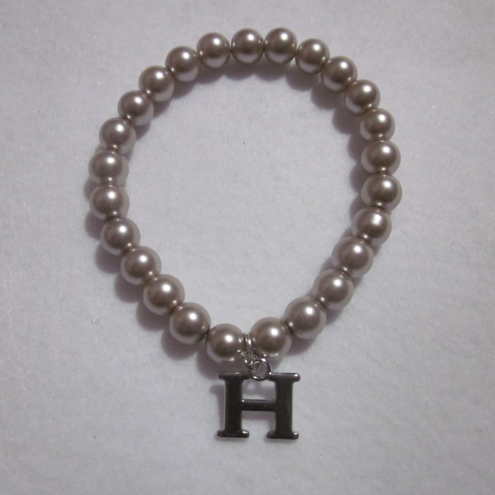 Initial H Bracelet.